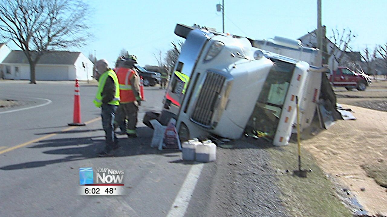 Semi-truck flips on State Route 66.jpg